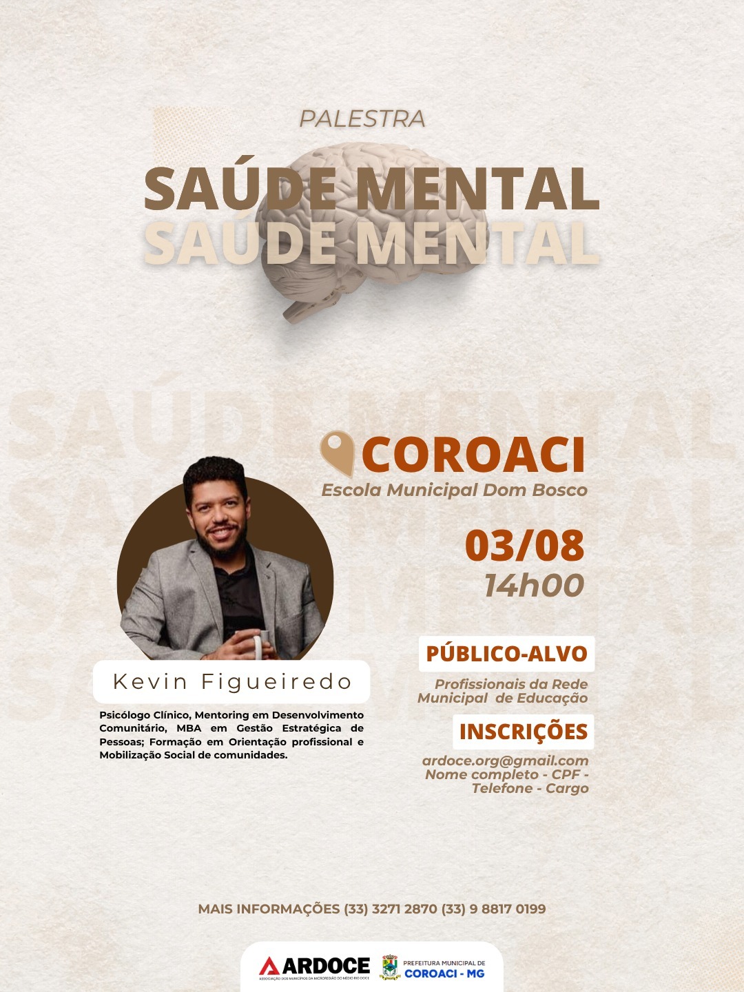 Palestra Saúde Mental — Coroaci