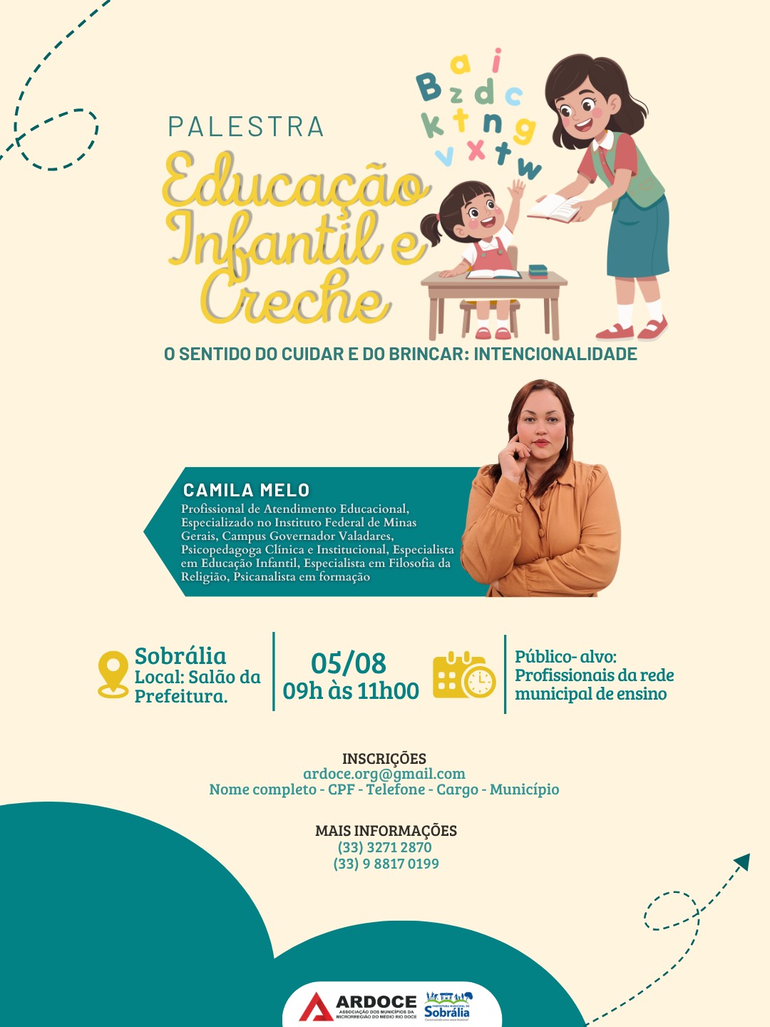 Palestra Educação Infantil e Creche — Sobrália