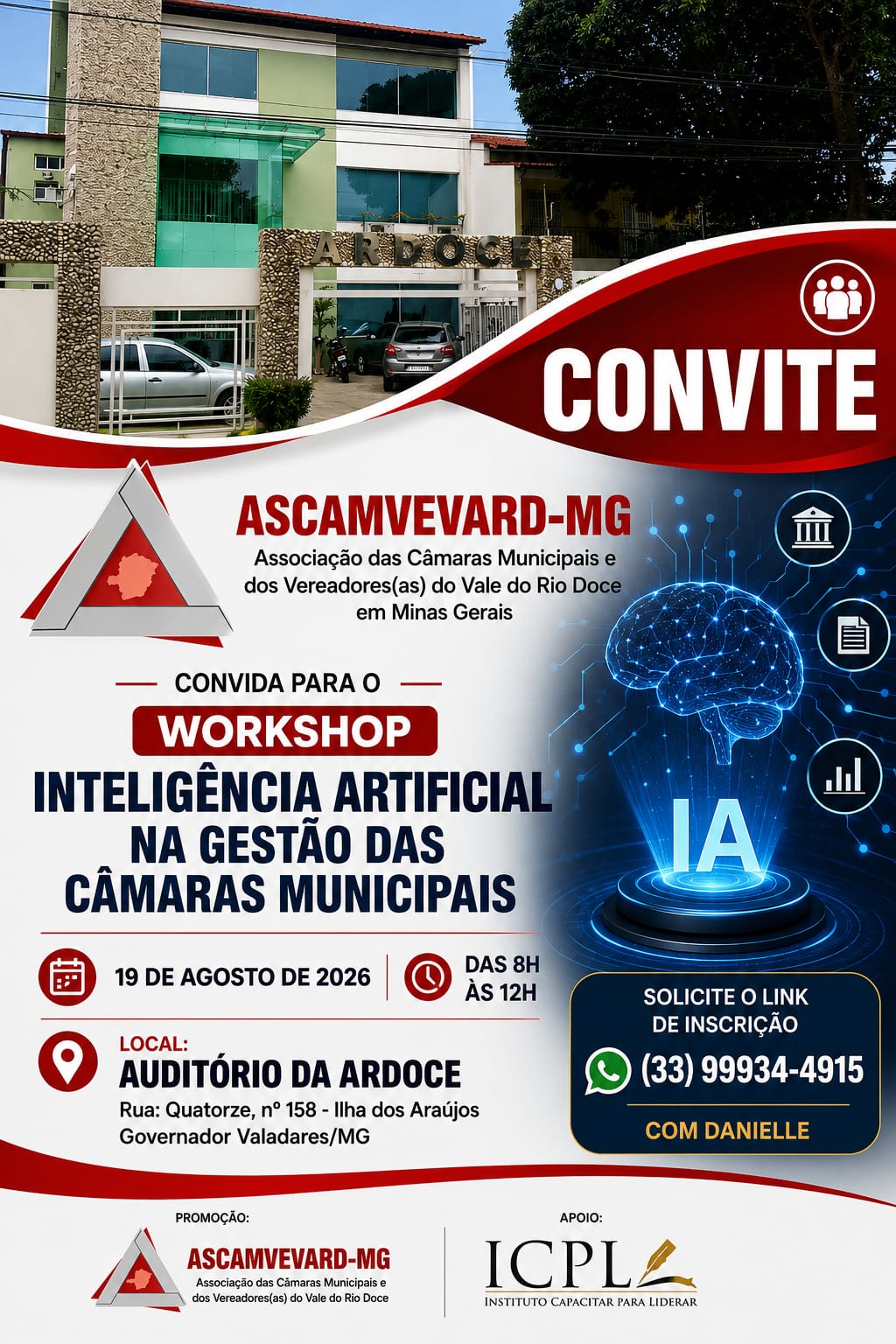 Workshop Inteligência Artificial na Gestão das Câmaras