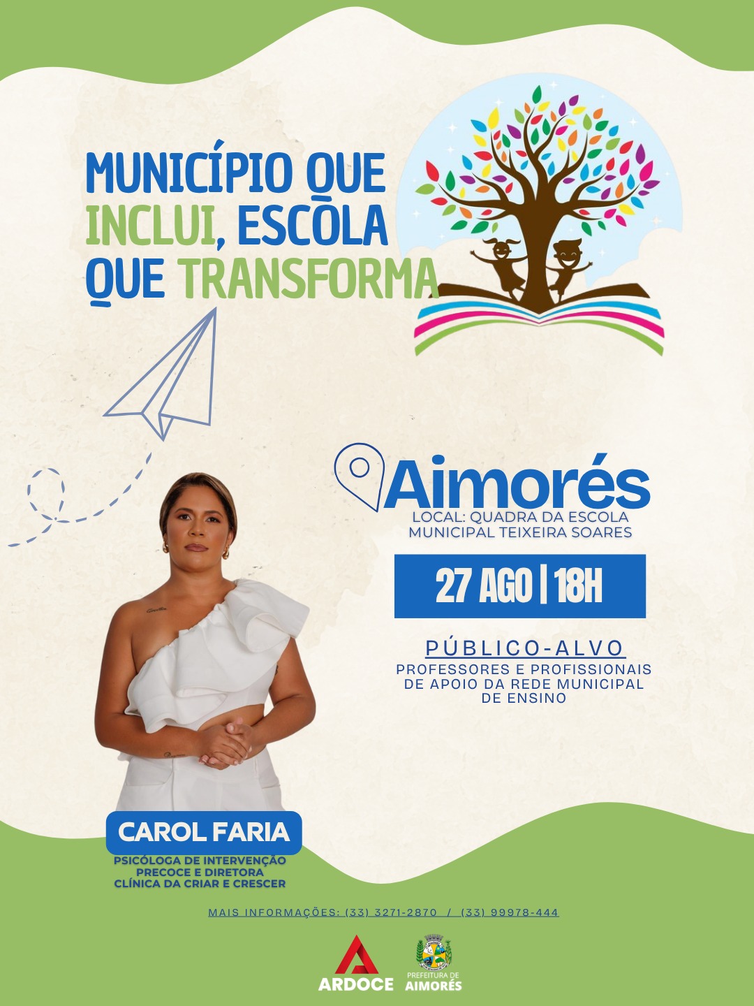 Palestra Município que Inclui, Escola que Transforma