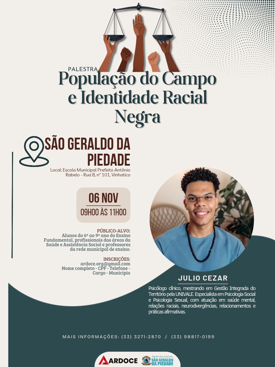 Palestra População do Campo e Identidade Racial Negra