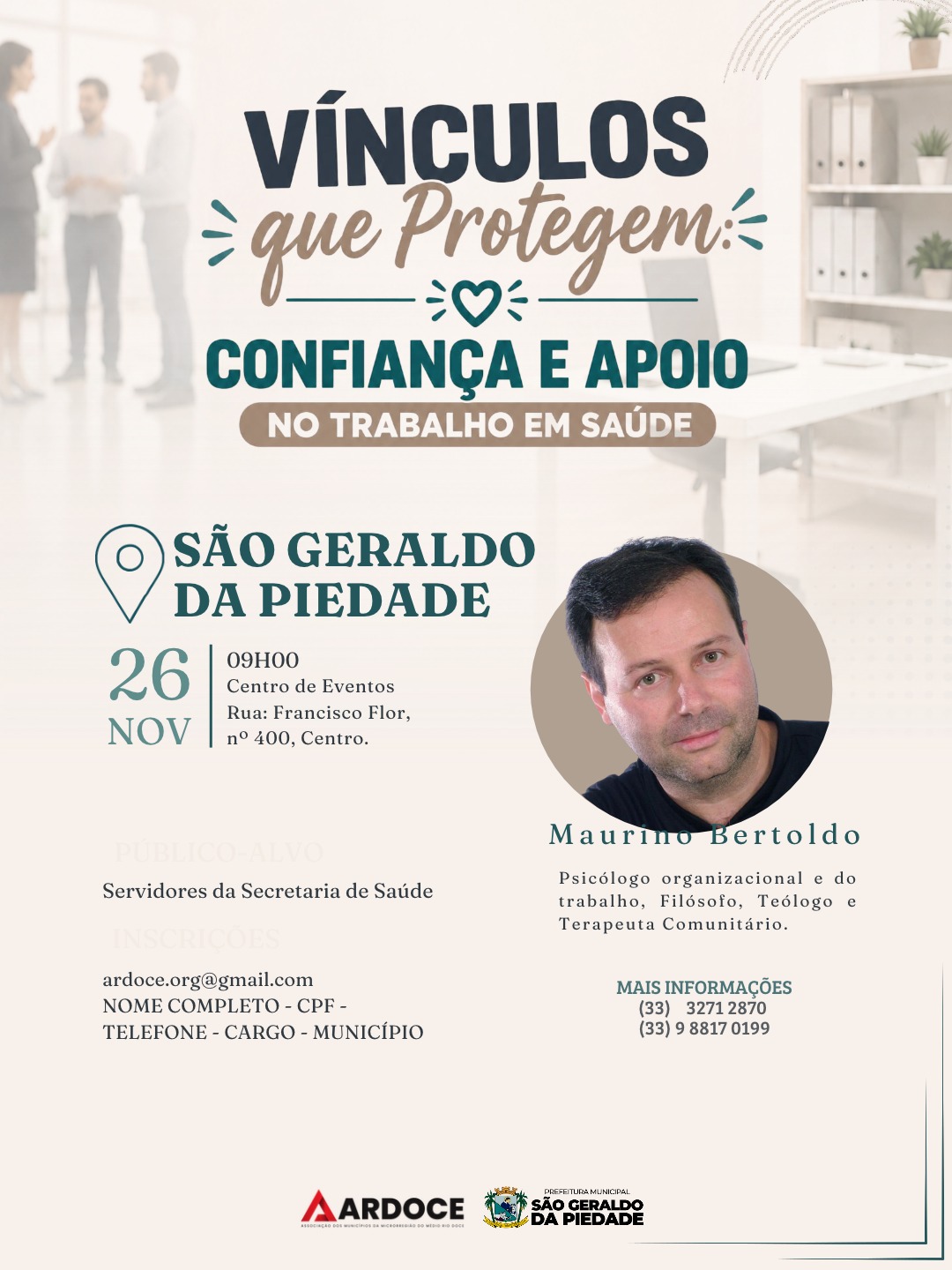 Palestra Vínculos que Protegem — São Geraldo da Piedade