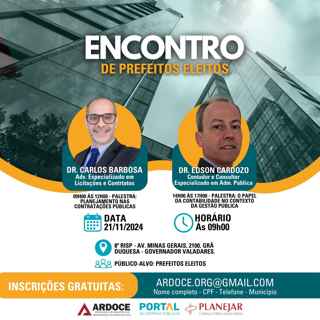 Encontro de Prefeitos Eleitos